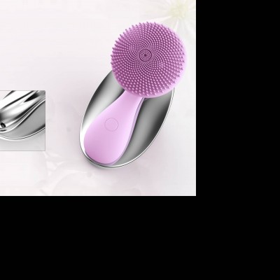 silicone facial cleansing brush